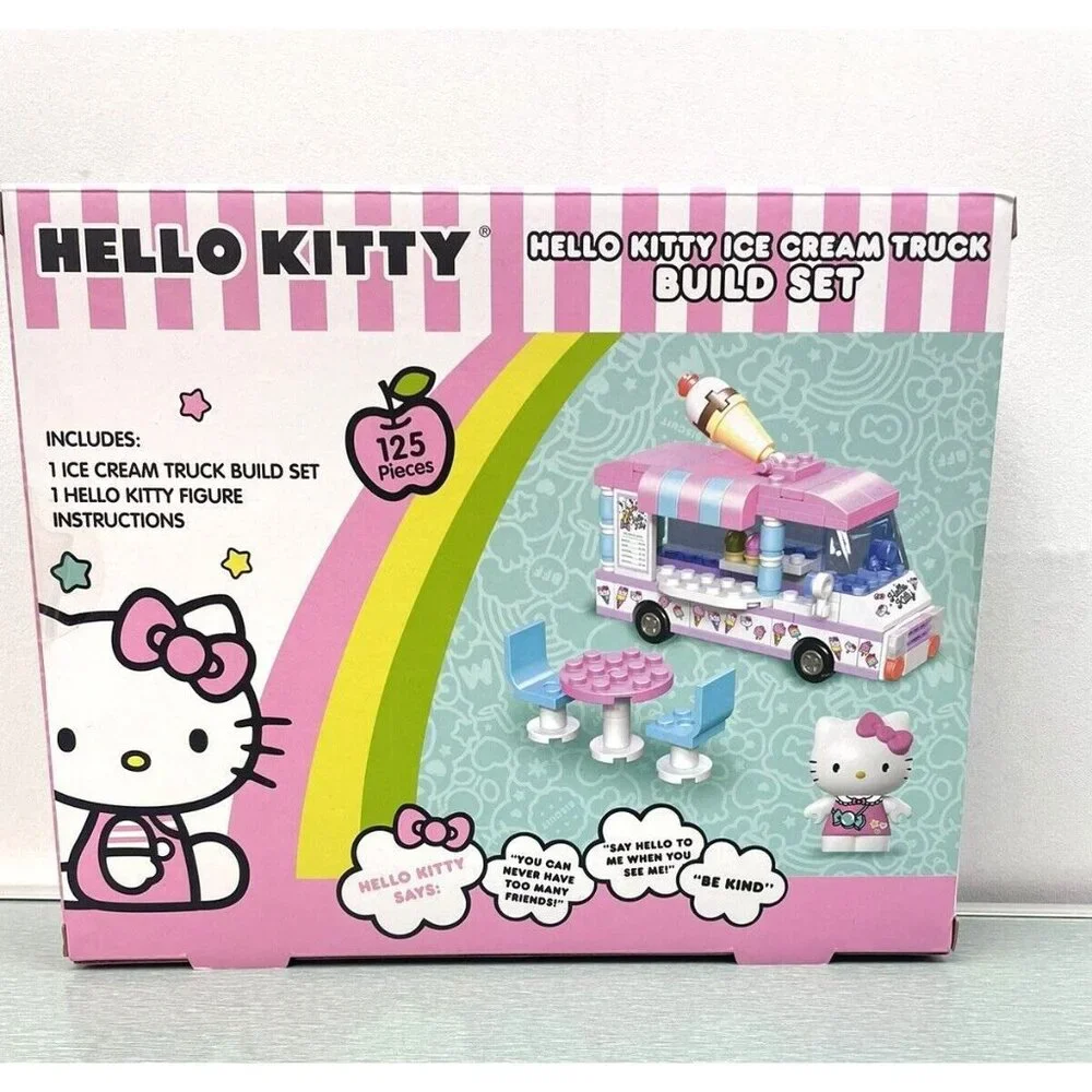 Sanrio Hello Kitty Ice Cream Truck Build Set 125-Pcs - Picture 4 of 4
